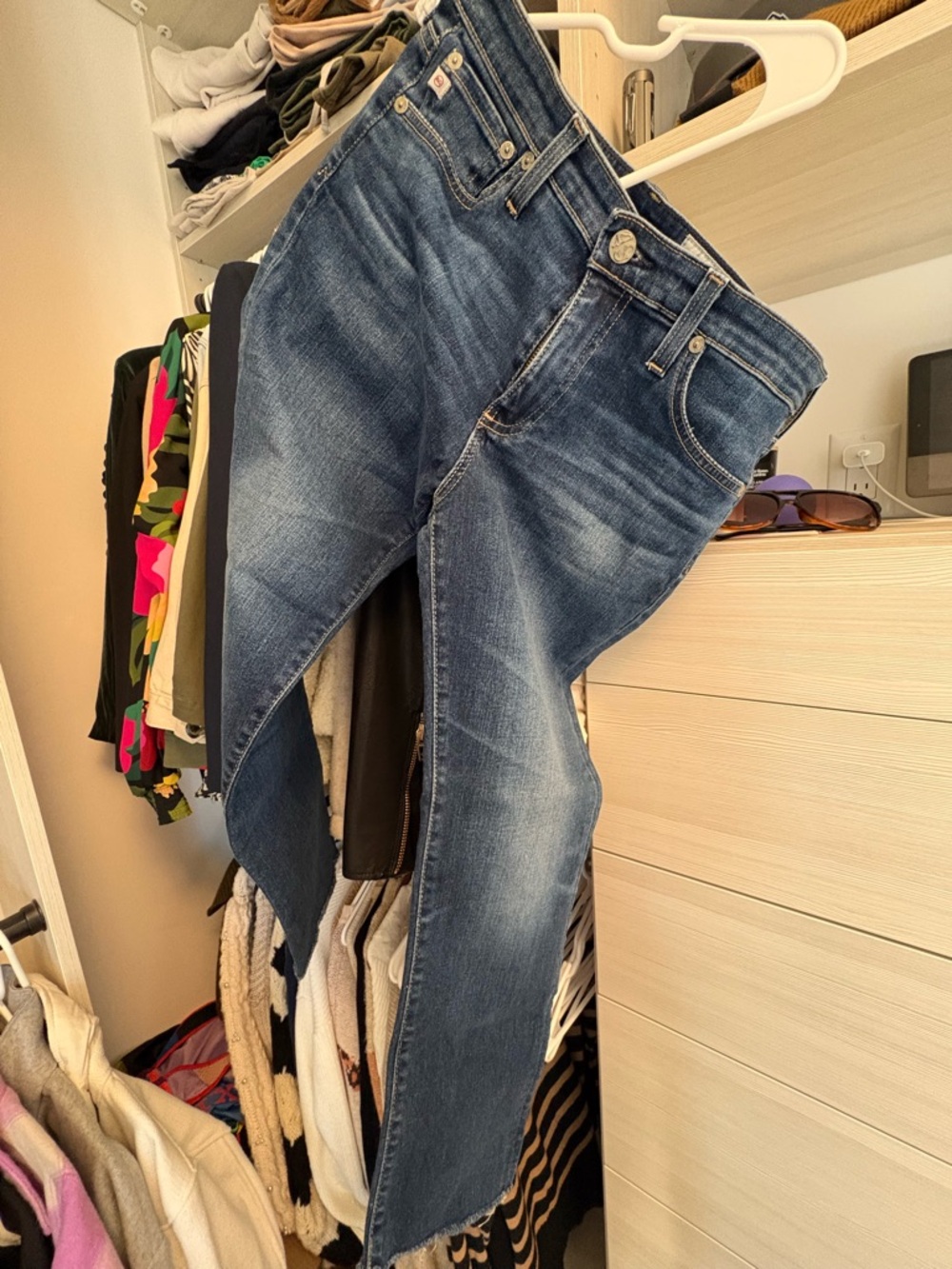 Ag Adriano Goldschmied Light Blue Denim Jeans